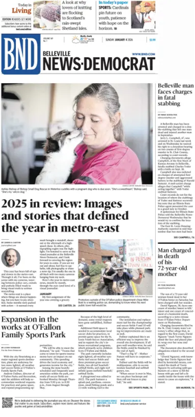 Cover of Belleville News-Democrat (Sunday)