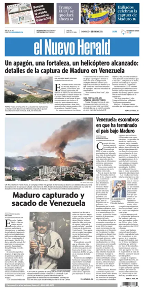 Cover of El Nuevo Herald (Sunday)
