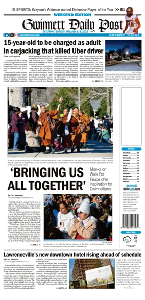 Cover of Gwinnett Daily Post