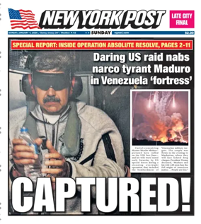 Cover of New York Post