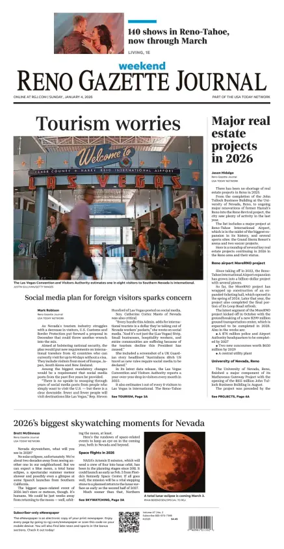 Cover of Reno Gazette Journal