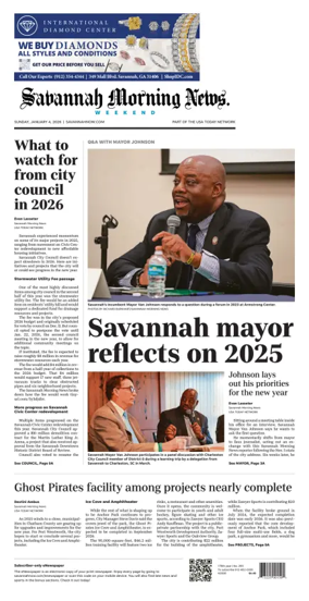 Cover of Savannah Morning News