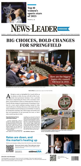 Cover of Springfield News-Leader