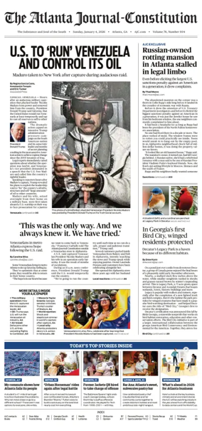 Cover of The Atlanta Journal-Constitution