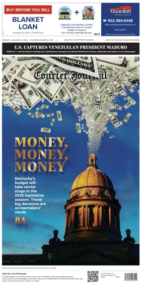 Cover of The Courier-Journal (Louisville)