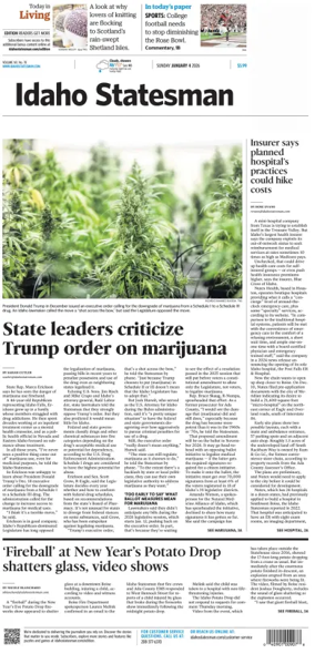 Cover of The Idaho Statesman (Sunday)