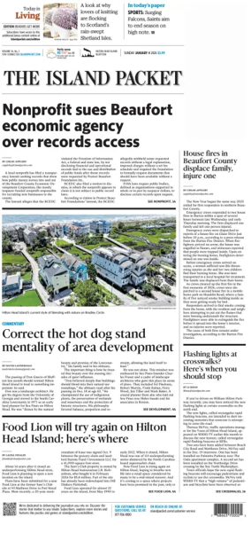 Cover of The Island Packet (Sunday)