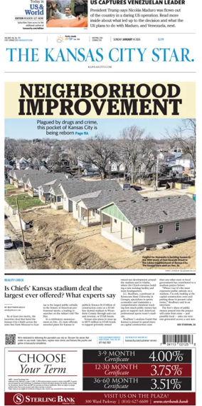 Cover of The Kansas City Star (Sunday)