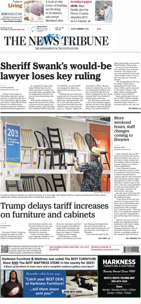 Cover of The News Tribune