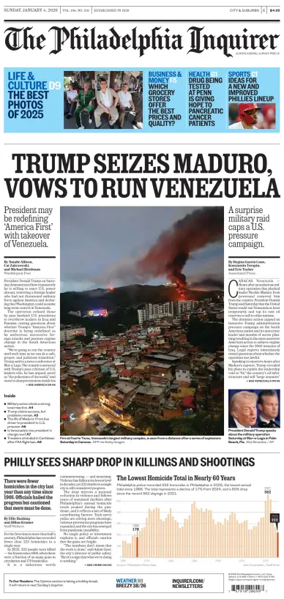 Cover of The Philadelphia Inquirer