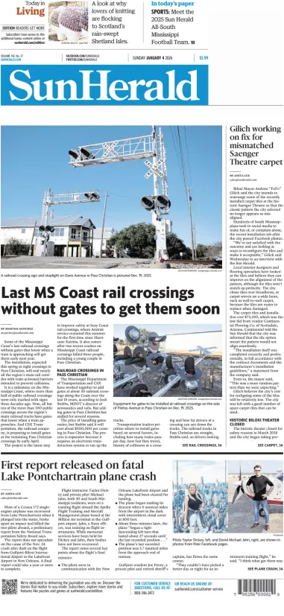 Cover of The Sun Herald (Sunday)