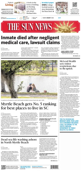 Cover of The Sun News (Sunday)