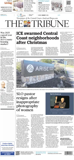 Cover of The Tribune (SLO) (Sunday)