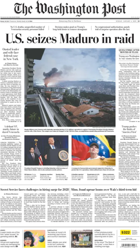 Cover of The Washington Post Sunday