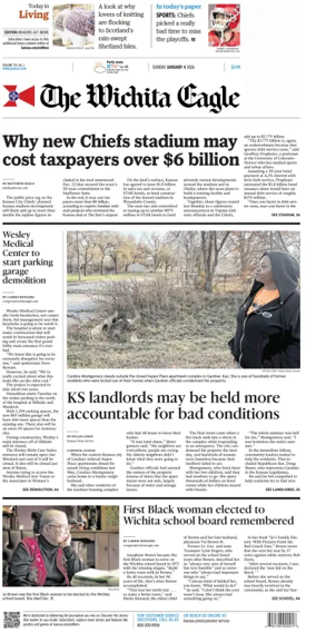 Cover of The Wichita Eagle (Sunday)