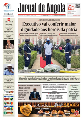 Cover of Jornal de Angola