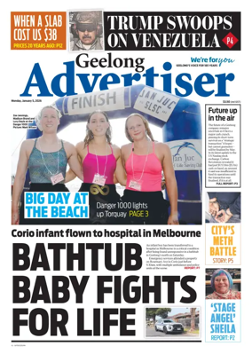 Cover of Geelong Advertiser