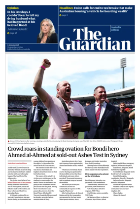 Cover of The Guardian Australia