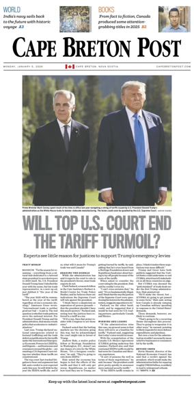 Cover of Cape Breton Post