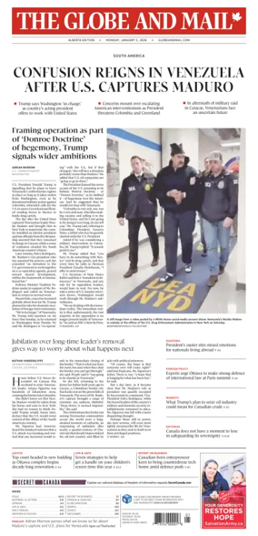 Cover of The Globe and Mail (Alberta Edition)