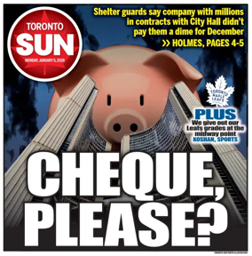 Cover of Toronto Sun