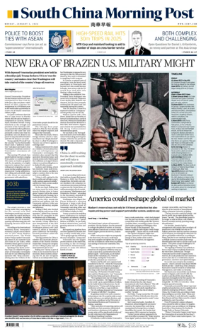 Cover of South China Morning Post