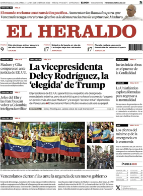 Cover of El Heraldo (Colombia)