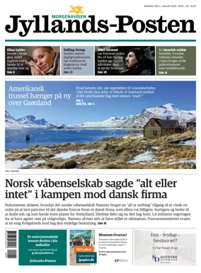 Cover of Jyllands-Posten