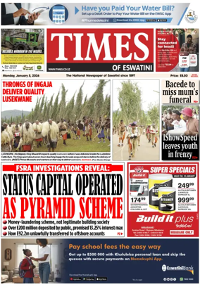 Cover of Times of Eswatini
