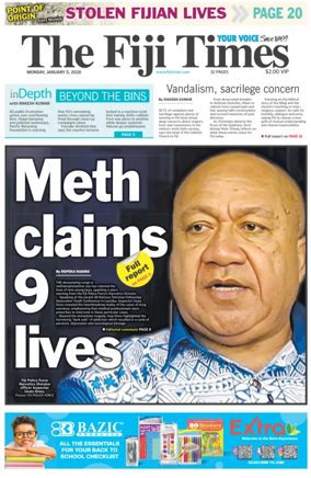 Cover of The Fiji Times
