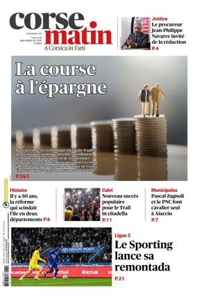 Cover of Corse Matin