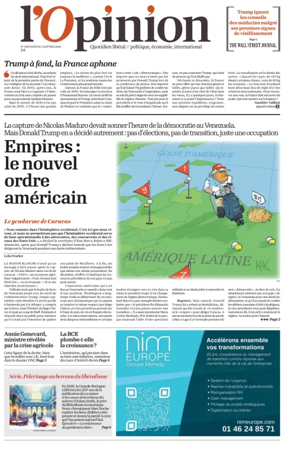 Cover of L'Opinion