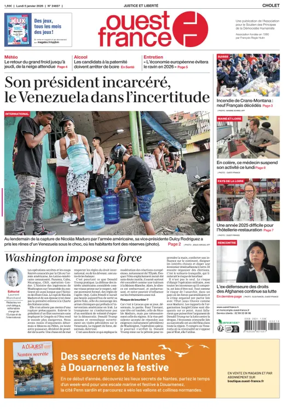 Cover of Ouest France (Cholet)