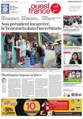 Cover of Ouest-France (Rennes Nord-Ouest)