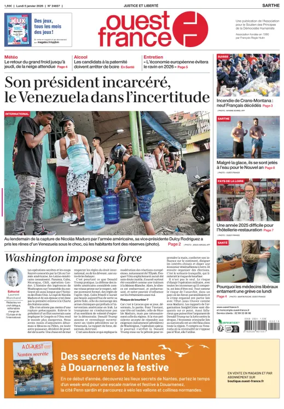 Cover of Ouest France (Sarthe)