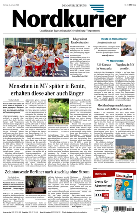 Cover of Demminer Zeitung
