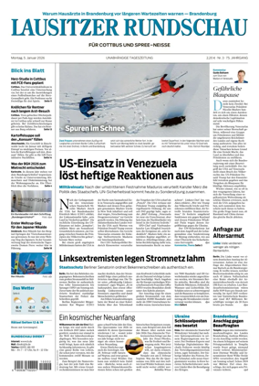 Cover of Lausitzer Rundschau