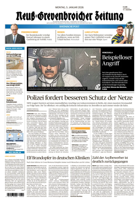 Cover of Neuss-Grevenbroicher Zeitung Neuss