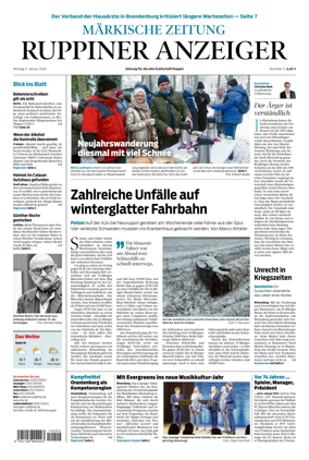 Cover of Ruppiner Anzeiger