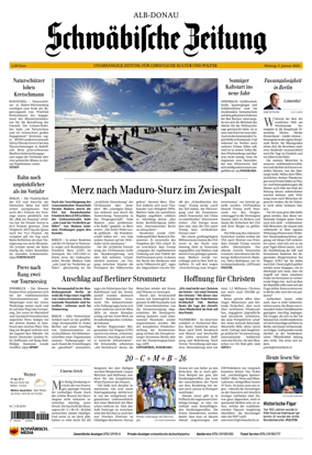 Cover of Schwabische Zeitung (Alb-Donau)