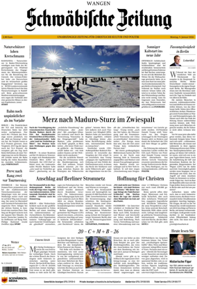 Cover of Schwaebische Zeitung (Wangen)