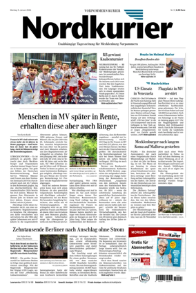 Cover of Vorpommern Kurier (Anklam)