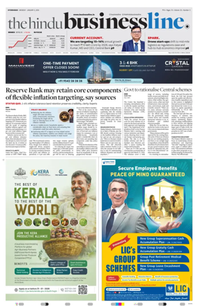 Cover of BusinessLine (Hyderabad)
