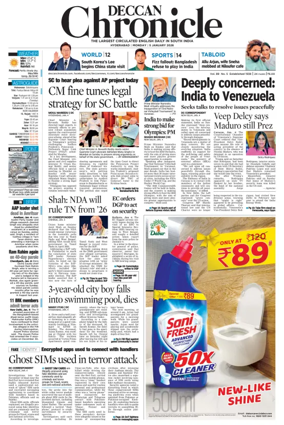 Cover of Deccan Chronicle