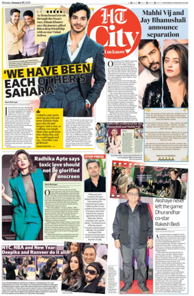 Cover of Hindustan Times (Lucknow) - Live