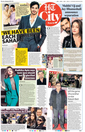 Cover of Hindustan Times (Ranchi) - Live