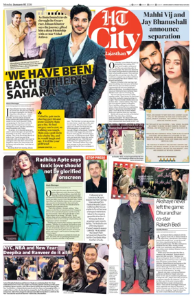 Cover of Hindustan Times (Jaipur) - City