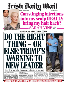 Cover of Irish Daily Mail