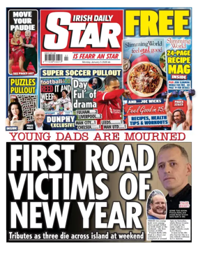 Cover of Irish Daily Star