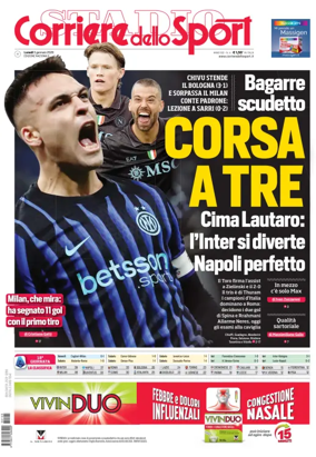 Cover of Corriere dello Sport